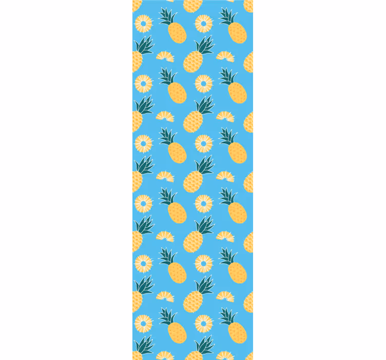 Papel pintado animal estampado de piña tropical - TenVinilo