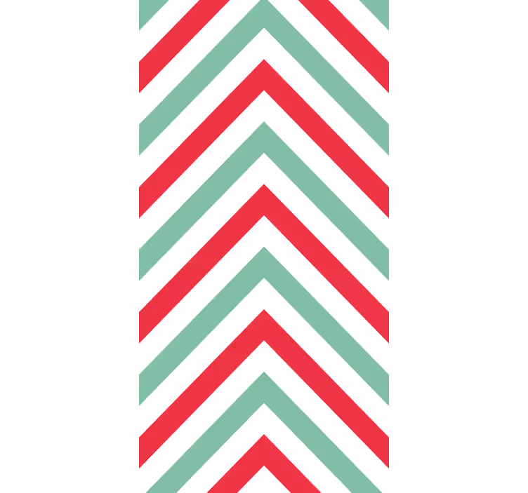 Papel pintado geométrico patrón de zigzag de chevron - TenVinilo