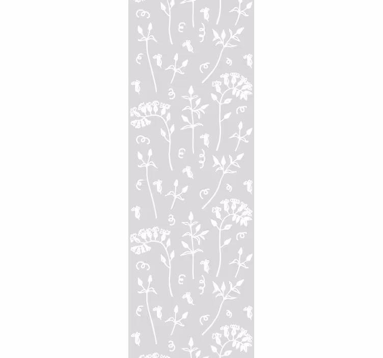 Papel pintado flores botánico floral - TenVinilo