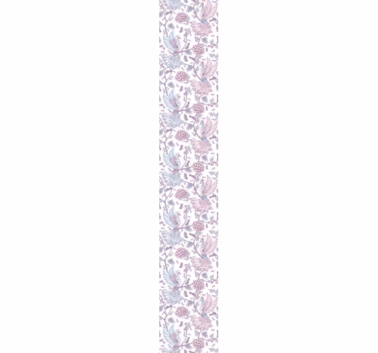 Papel pintado ornamental estilo aviar decorativo - TenVinilo