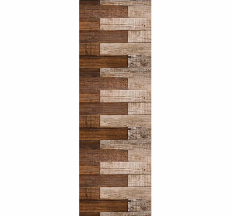 Papel pintado madera parquet en espiga - TenVinilo