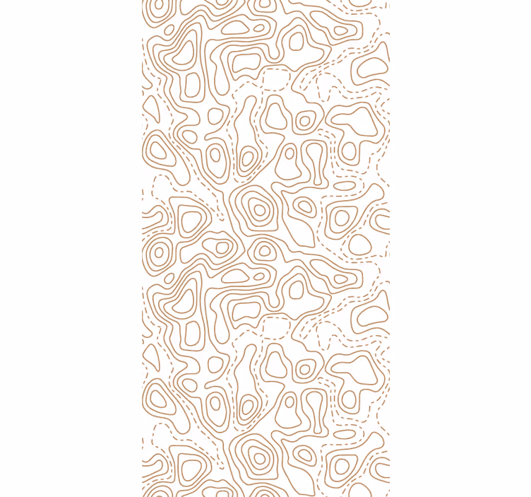 Papel pintado abstracto contornos abstractos - TenVinilo