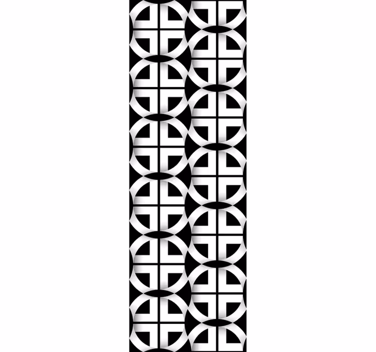 Papel tapiz patrón geométrico circulos - TenVinilo