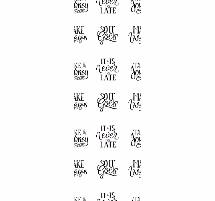 Papel pintado letras citas motivacionales - TenVinilo