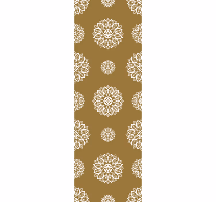 Papel pintado ornamental mandala intrincado - TenVinilo