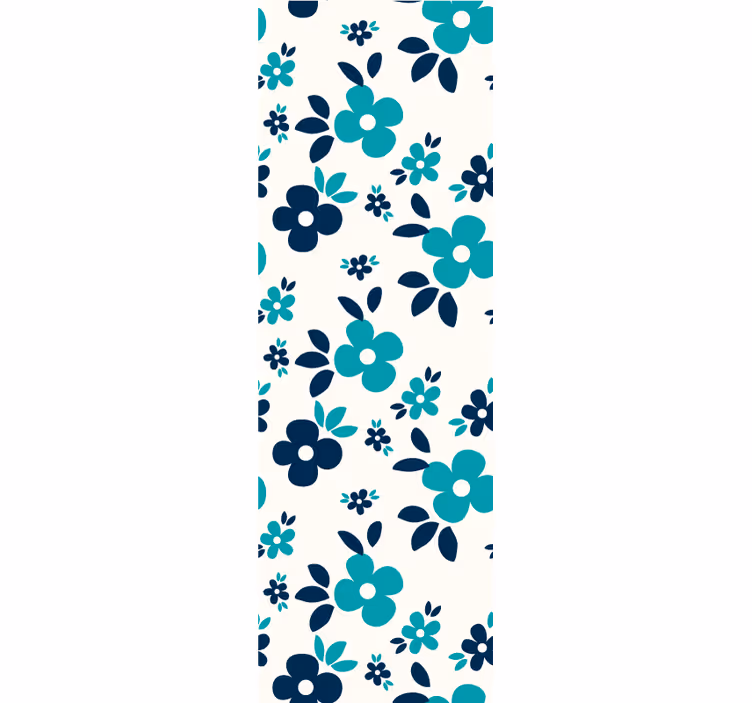 Papel pintado bebé diseño de vivero floral - TenVinilo