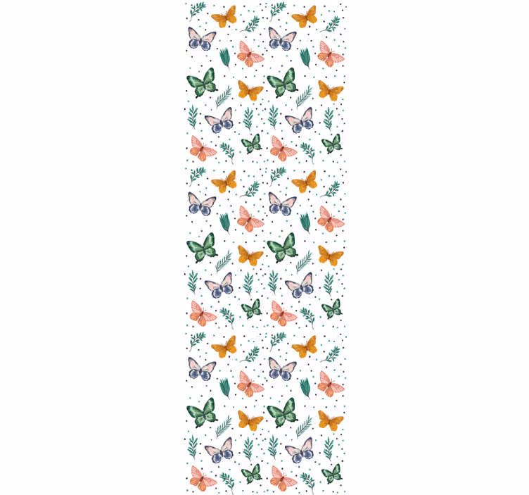 Papel pintado mariposas dispersas - TenVinilo
