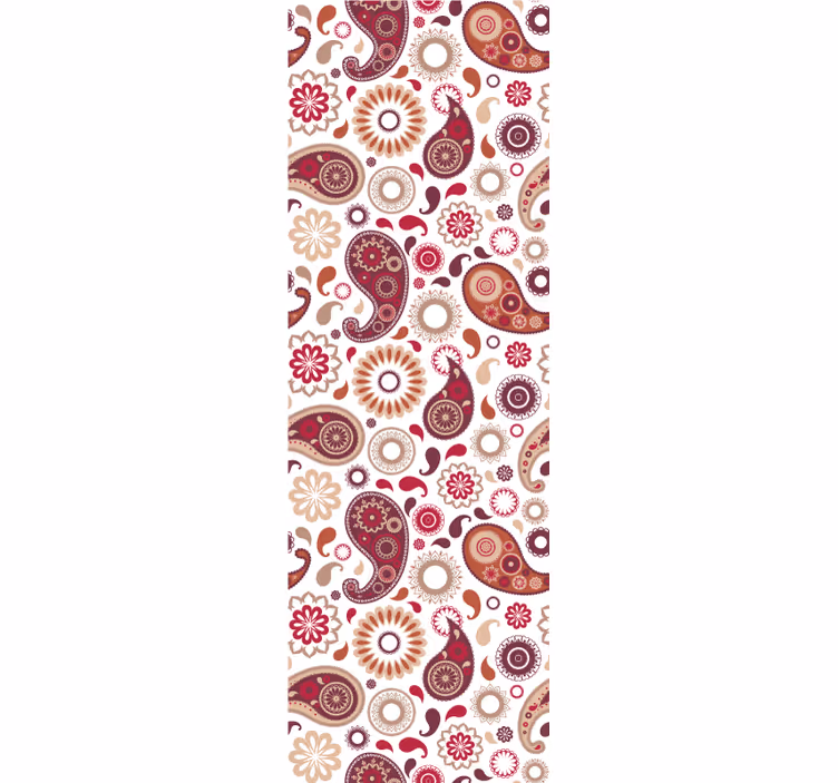 Papel pintado ornamental motivo paisley - TenVinilo
