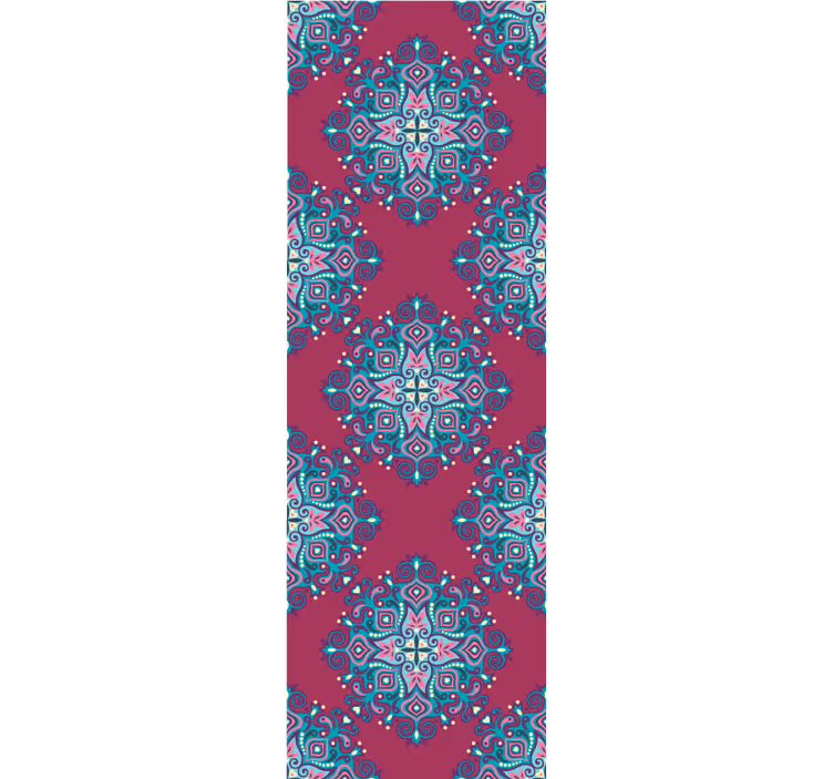 Papel pintado ornamental patrón de mandala - TenVinilo
