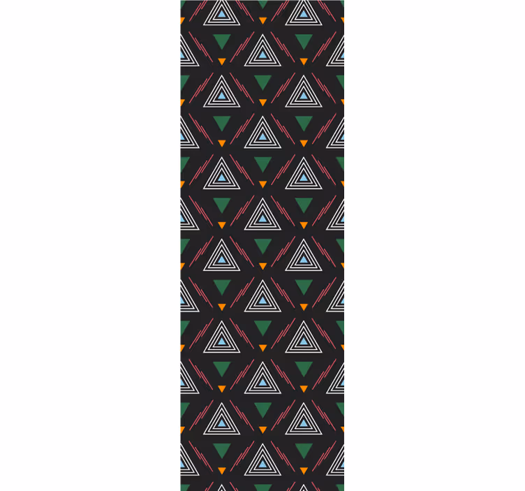 Papel pintado triángulos armonía triádica - TenVinilo