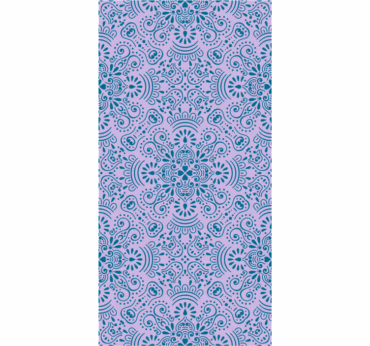 Papel pintado ornamental elegancia decorativa - TenVinilo