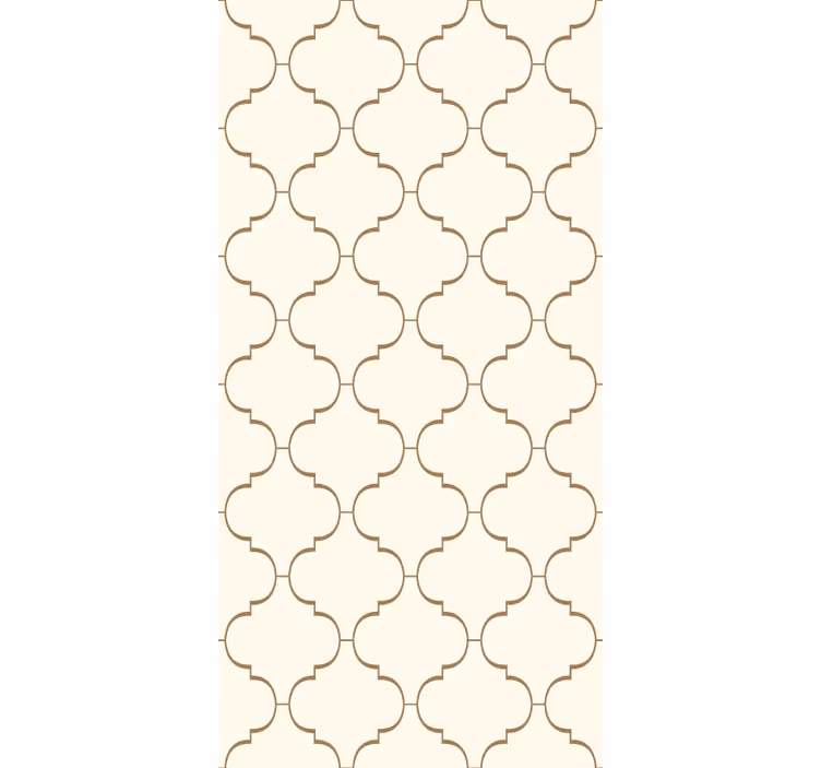 Papel pintado ornamental enrejado adornado - TenVinilo
