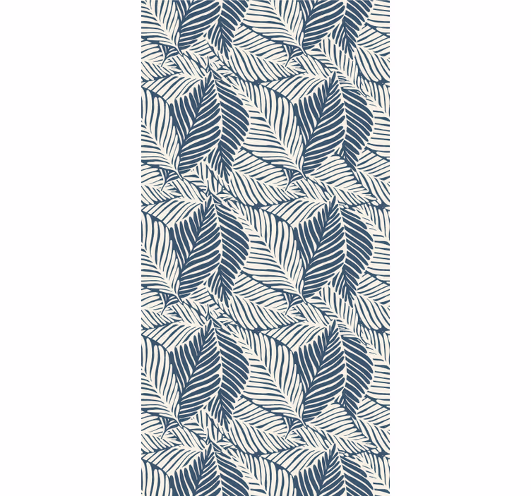 Papel pintado naturaleza patrones de hojas - TenVinilo