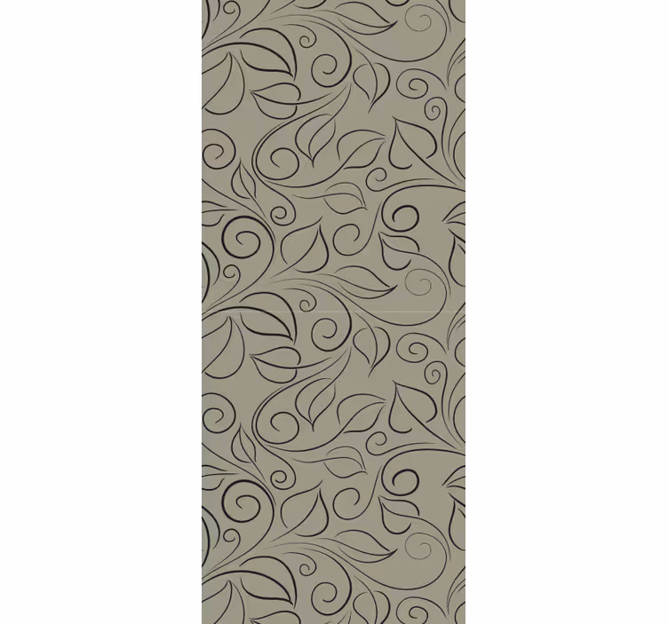 Papel pintado ornamental remolinos elegantes - TenVinilo