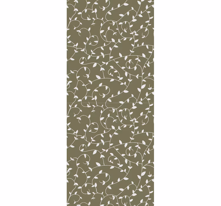 Papel pintado ornamental remolinos botánicos - TenVinilo