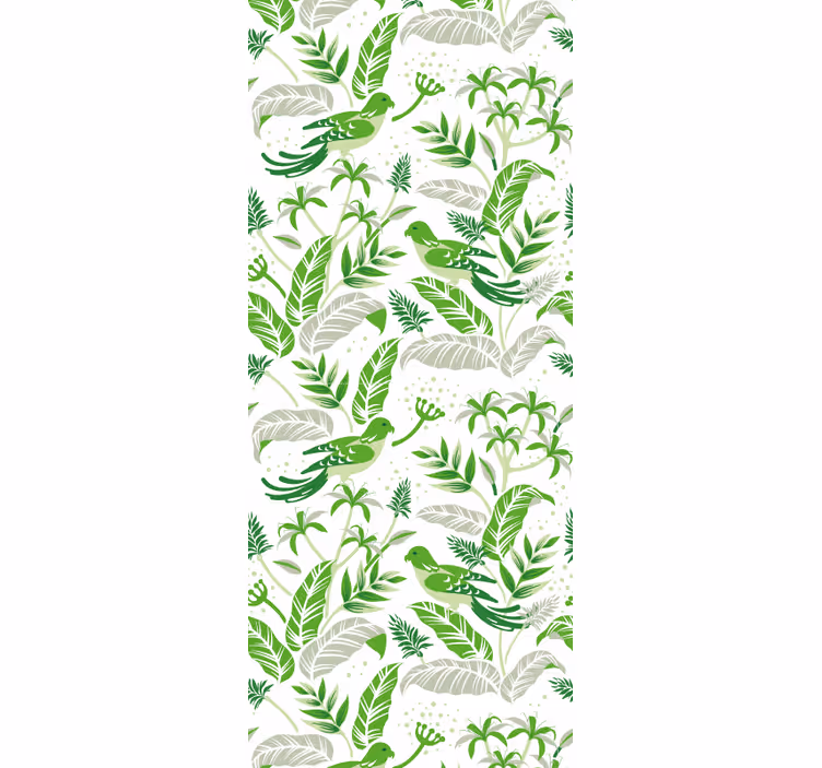 Papel pintado hojas motivo botánico - TenVinilo