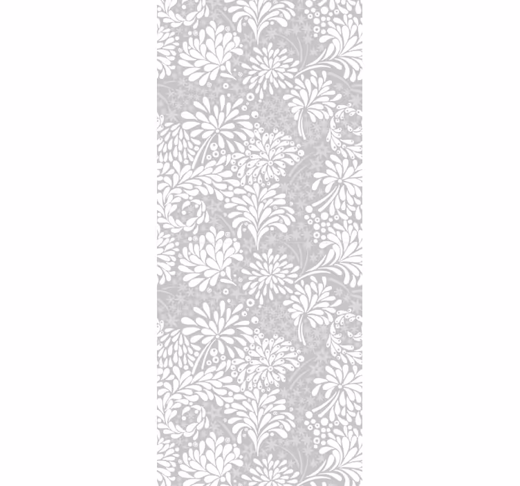 Papel pintado floral conjunto botánico - TenVinilo