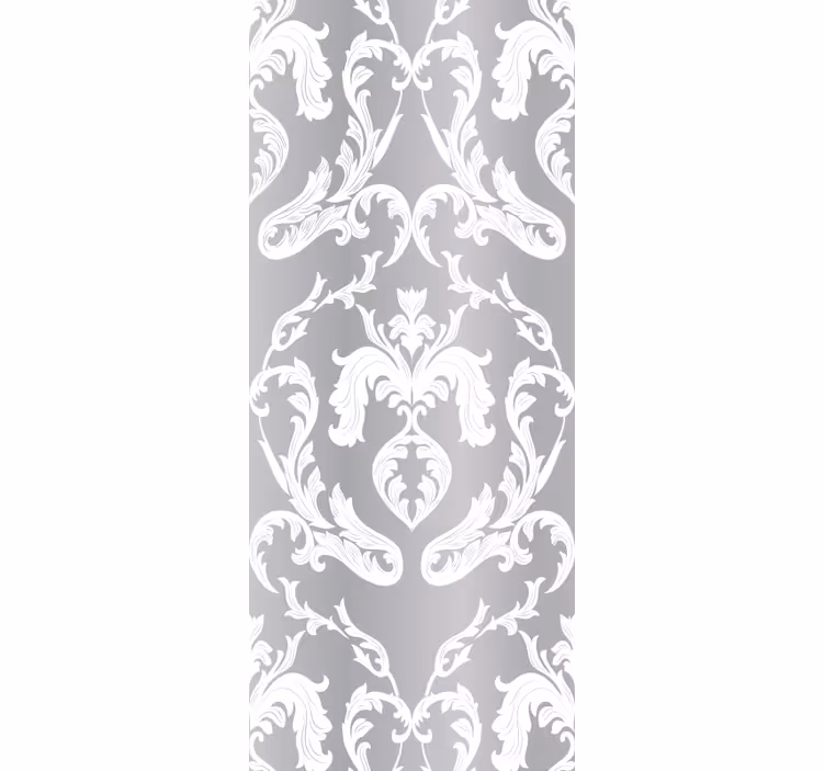 Papel pintado floral damasco adornado - TenVinilo