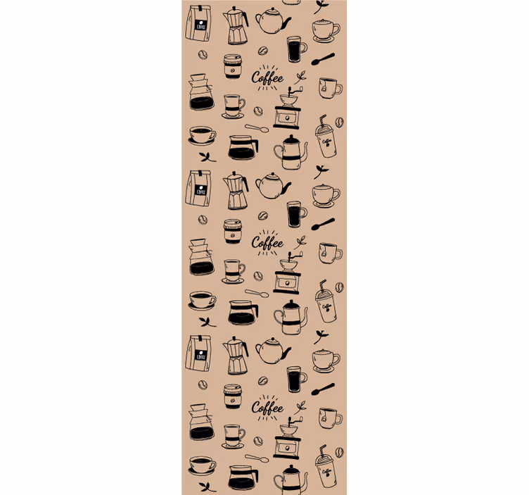 Papel pintado cocina motivo de café - TenVinilo