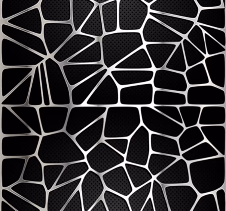 Papel pintado moderno metal entrelazado - TenVinilo