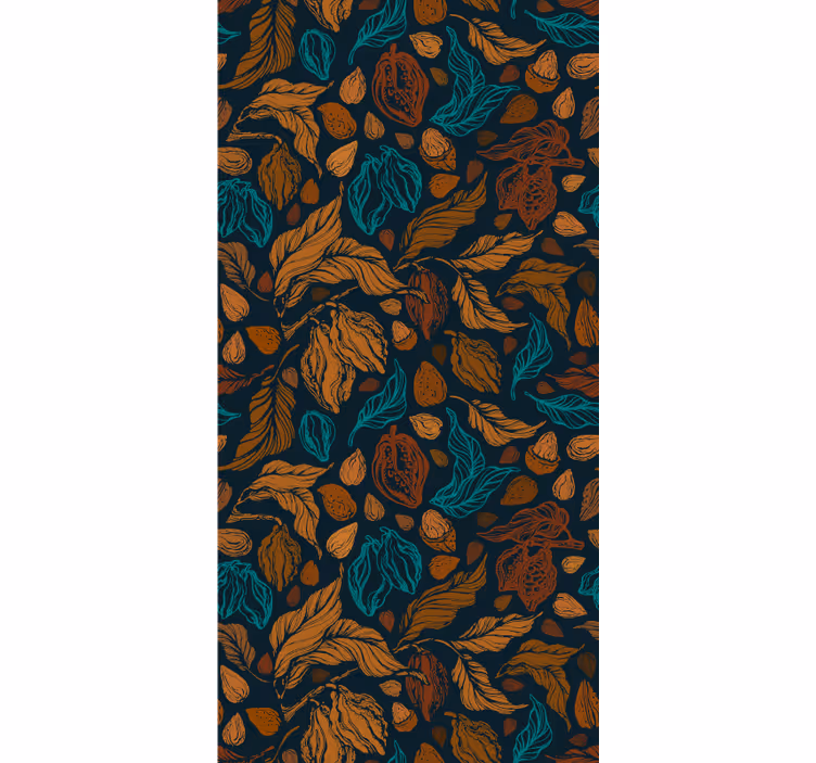 Papel pintado naturaleza patrón floral natural - TenVinilo
