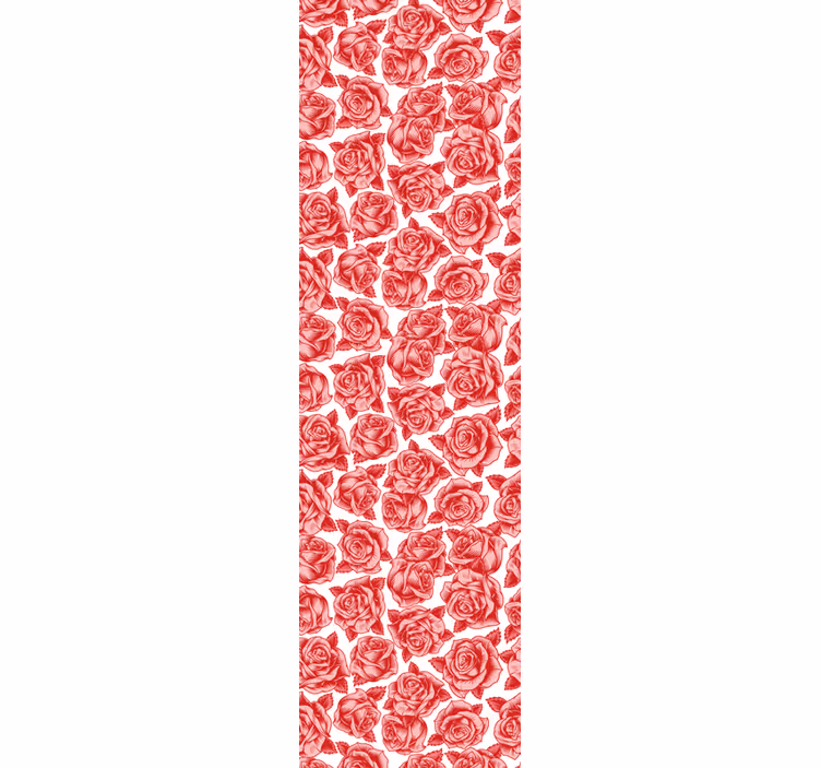 Papel pintado flores elegancia con estampado de rosas - TenVinilo