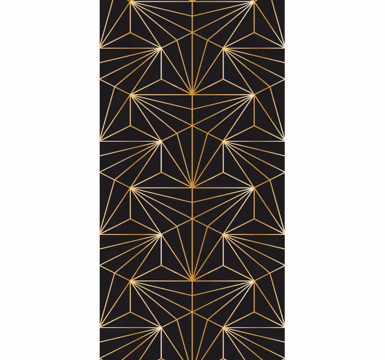 Papel pintado geométrico fusión de líneas geométricas - TenVinilo