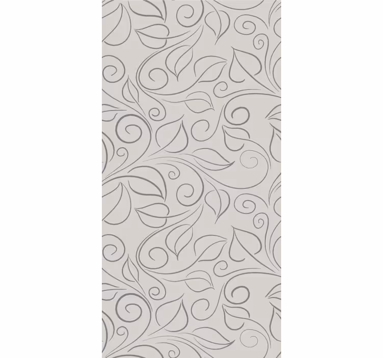Papel pintado hojas follaje ornamental - TenVinilo