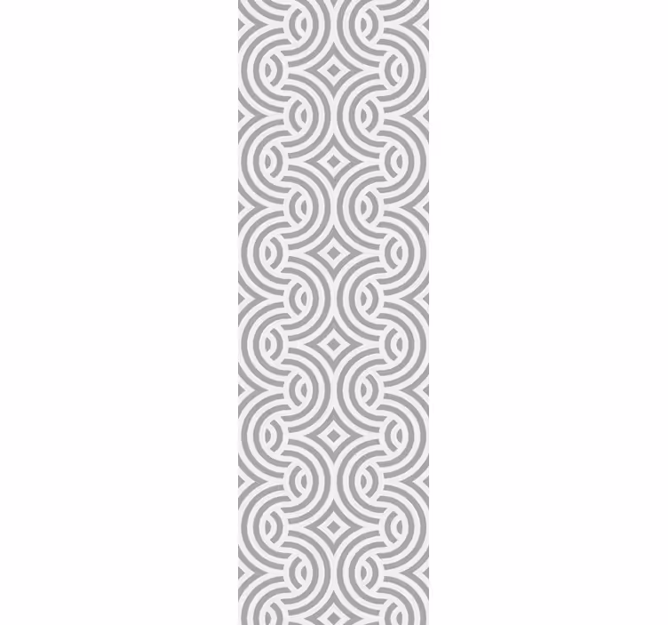 Papel pintado comedor patrones geométricos en espiral - TenVinilo
