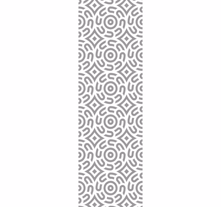 Papel pintado comedor espirales geométricas - TenVinilo
