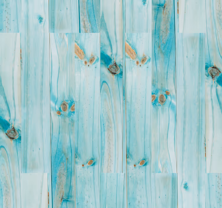 Papel pintado madera natural azulada - TenVinilo