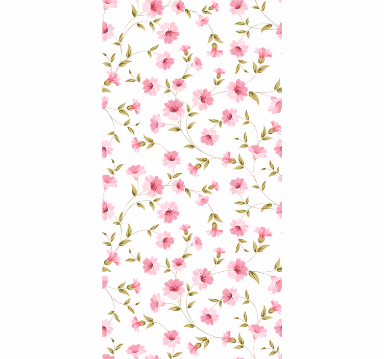 Papel pintado flores motivo floral de vid - TenVinilo