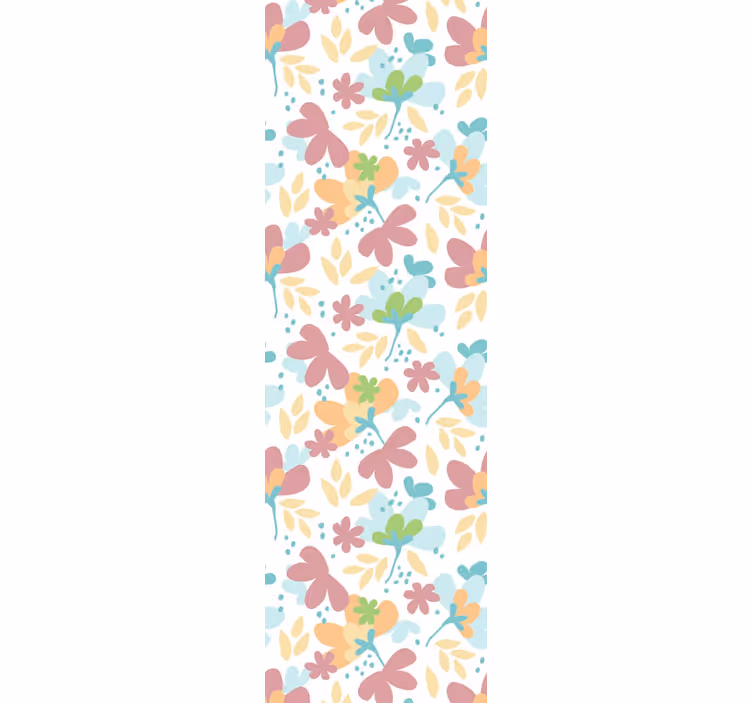 Papel pintado flores decoración con motivos florales - TenVinilo