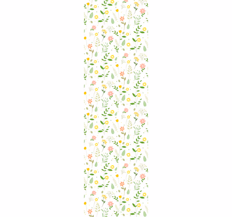 Papel pintado flores primavera floral - TenVinilo