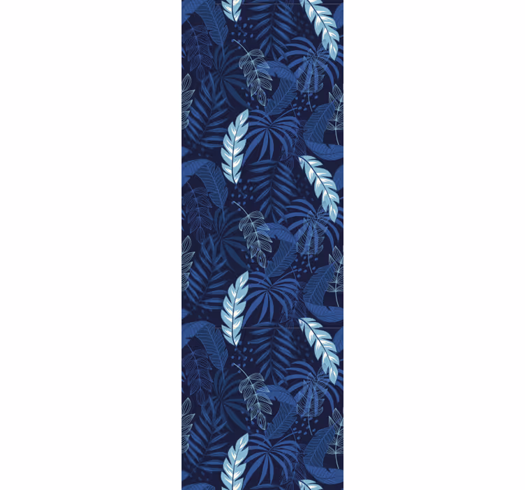 Papel pintado hojas patrón selva tropical - TenVinilo