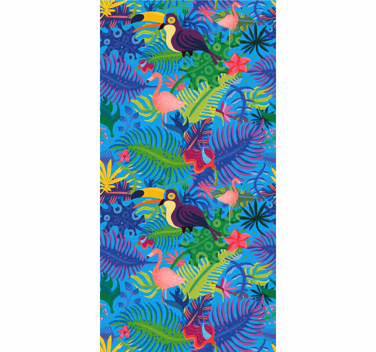 Papel pintado selva bosque tropical - TenVinilo