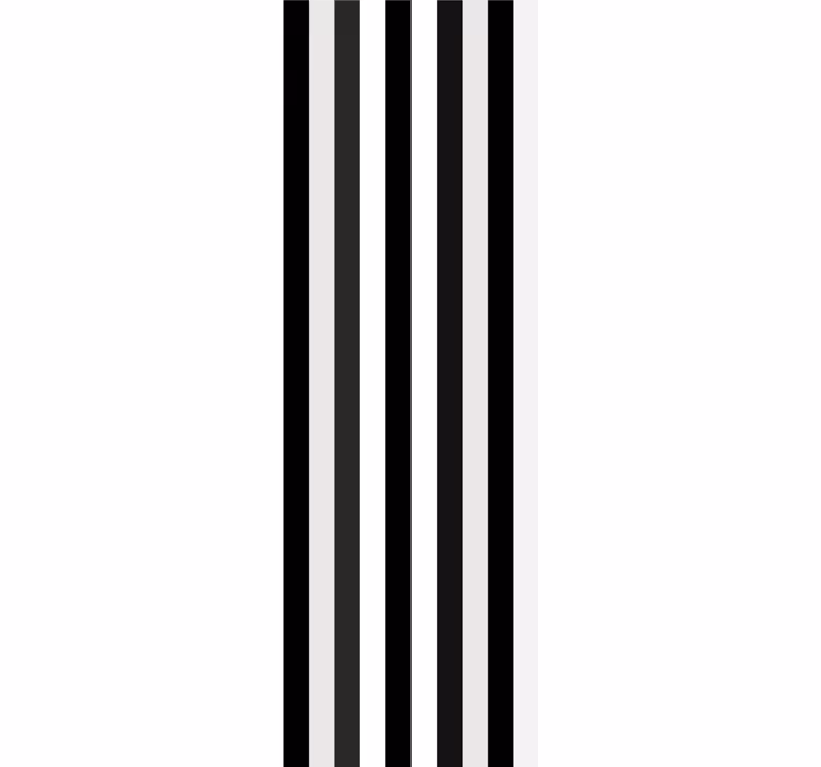 Papel pintado rayas horizontales monocromo rayado - TenVinilo