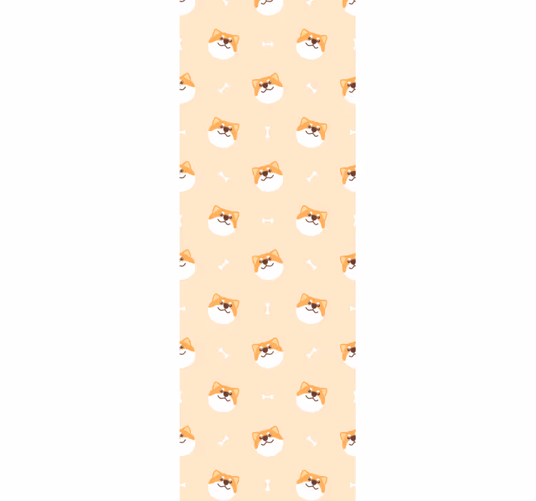 Papel pintado gatos patrón divertido felino - TenVinilo