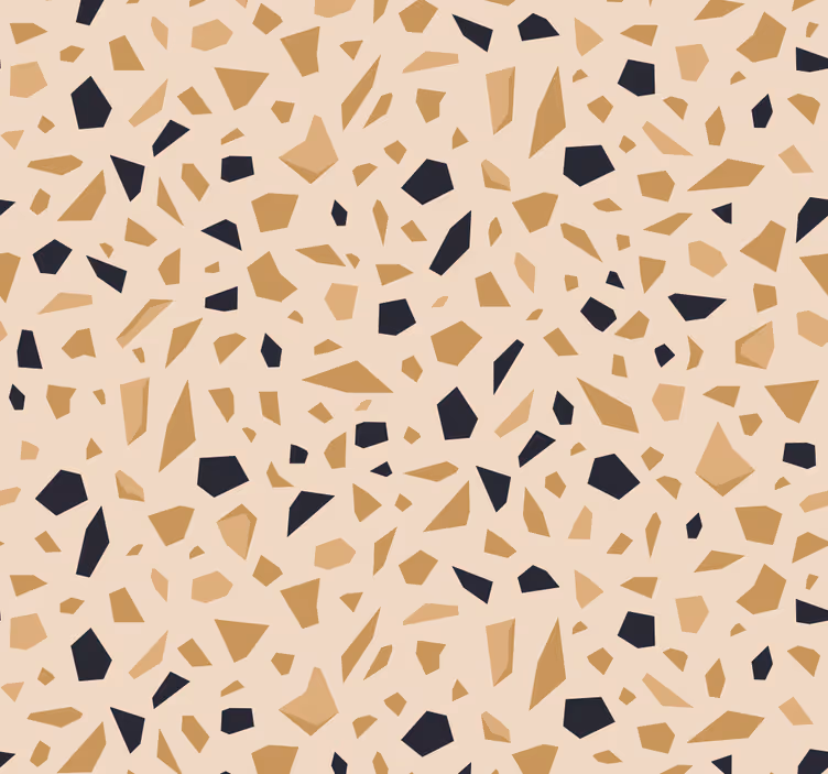 Papel pintado geométrico patrón de terrazo - TenVinilo