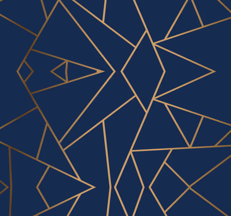 Papel pintado geométrico líneas angulares abstractas - TenVinilo