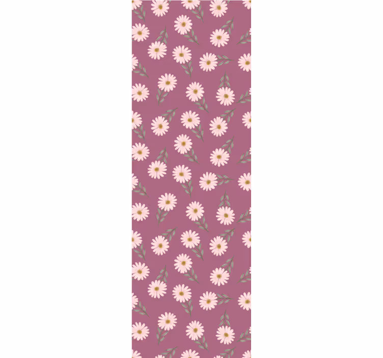 Papel pintado flores ambiente floral - TenVinilo