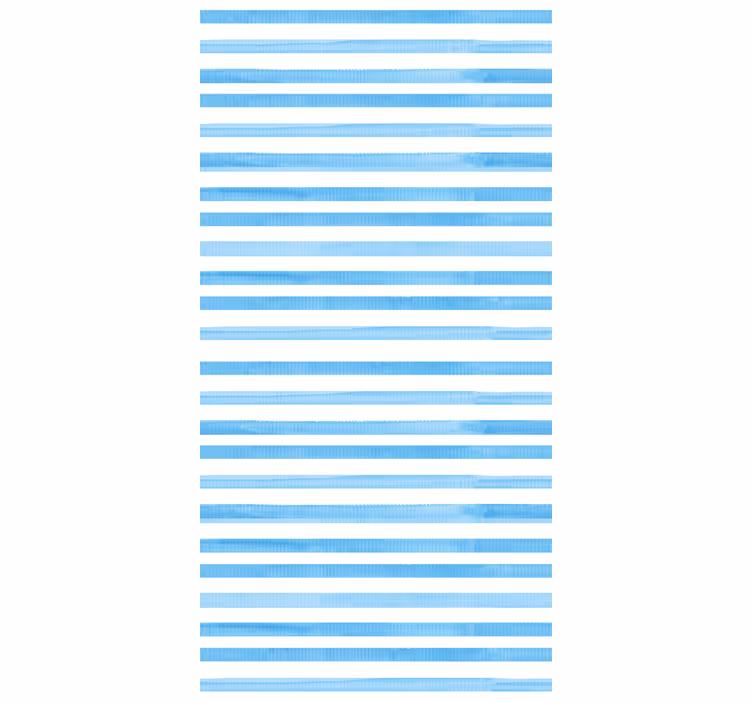 Papel pintado rayas horizontales motivo azul y blanco - TenVinilo