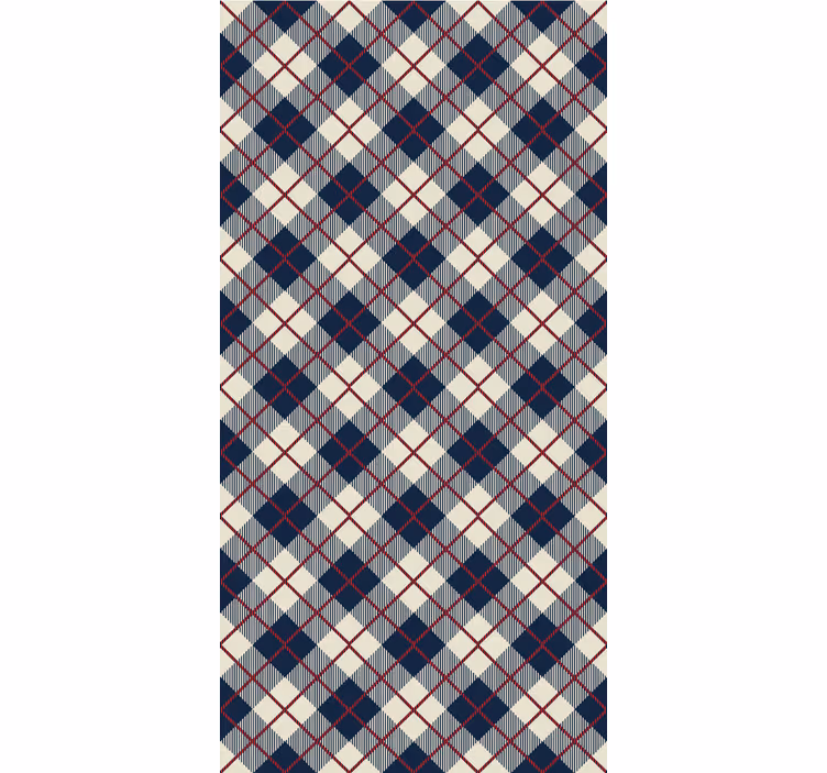 Papel pintado geométrico patrón de rombos - TenVinilo