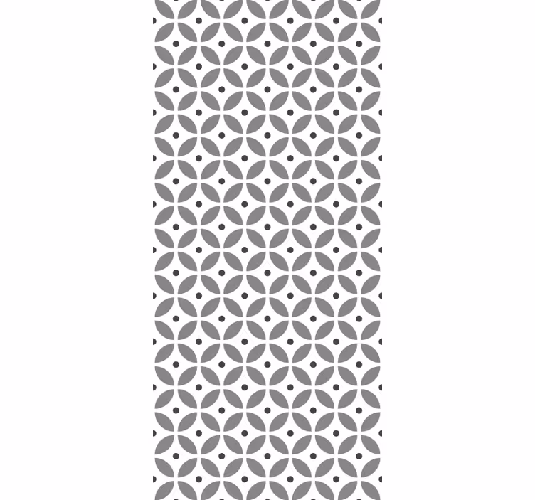 Papel pintado geométrico patrón de pétalos geométricos - TenVinilo