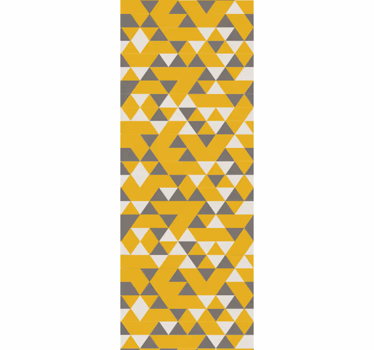 Papel pintado geométrico conjunto de triángulos geométricos - TenVinilo