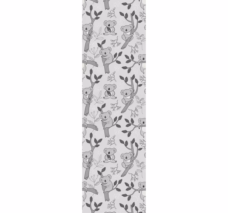 Papel pintado animal patrones de koala - TenVinilo