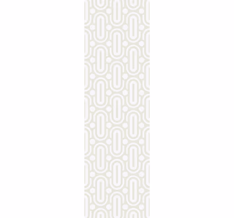 Papel pintado geométrico patrón de cadena enlazada - TenVinilo