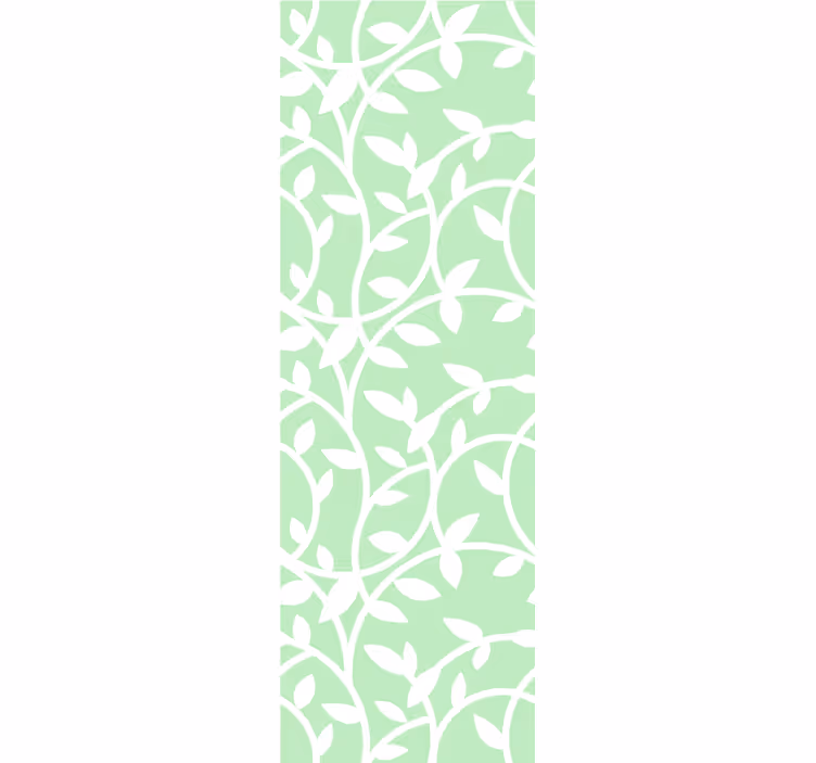 Papel pintado verde elegancia del patrón de vid - TenVinilo