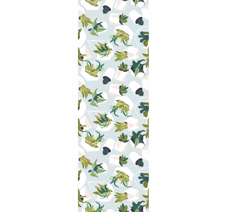 Papel pintado hojas patrones de follaje tropical - TenVinilo