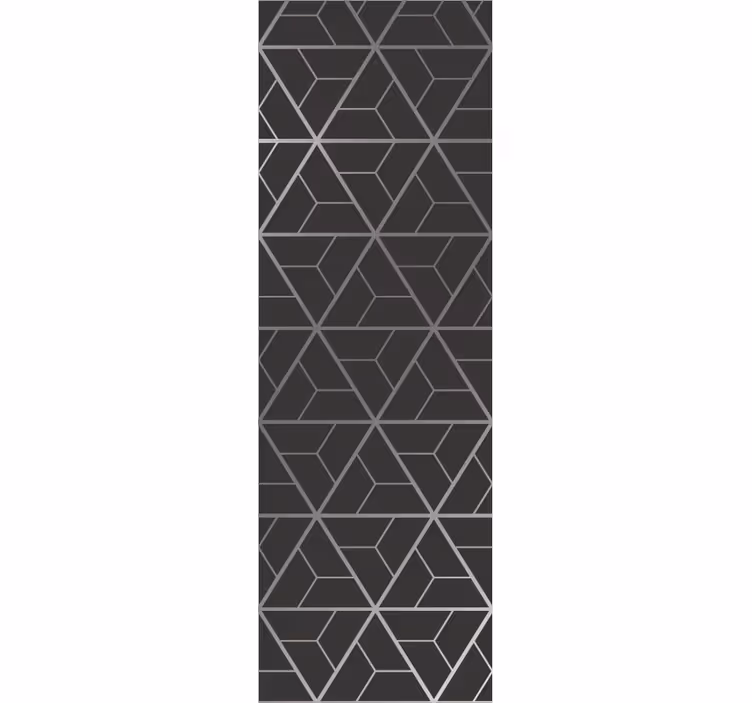 Papel pintado geométrico cubismo  - TenVinilo